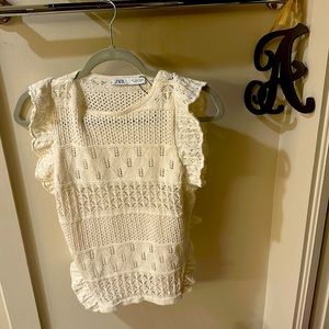 Zara knit top worn once